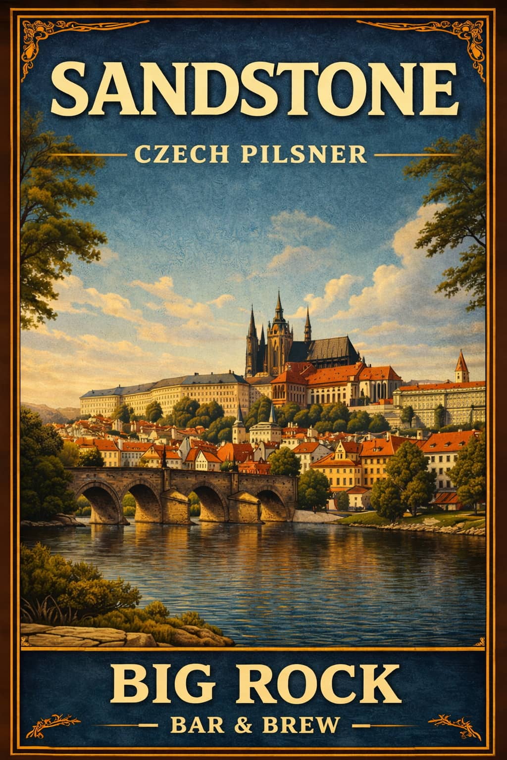 Sandstone Czech Pilsner poster